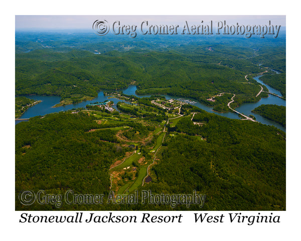 Aerial Photo of Stonewall Jackson Resort, WV