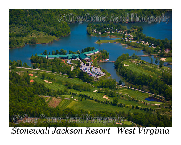 Aerial Photo of Stonewall Jackson Resort, WV