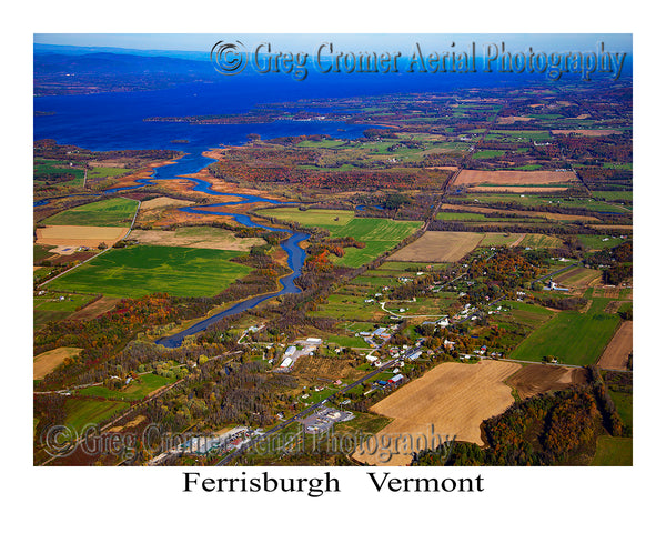 Aerial Photo of Ferrisburgh, Vermont