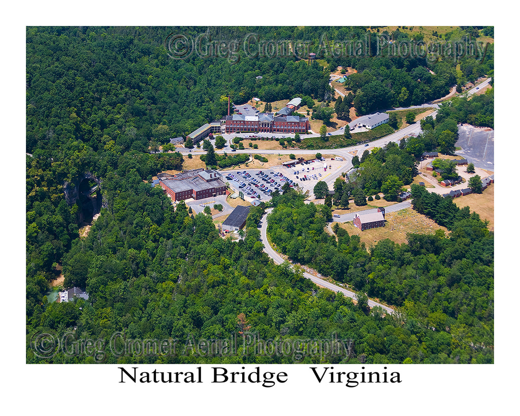 Aerial Photo of Natural Bridge, Virginia