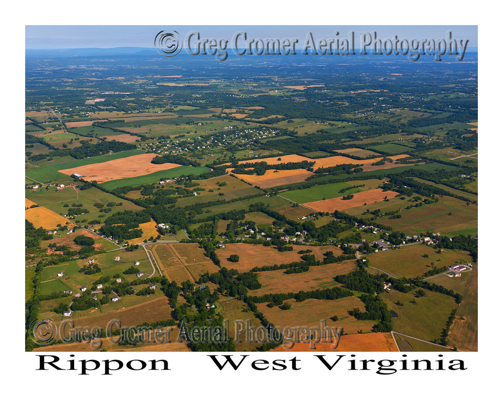 Aerial Photo of Rippon, West Virginia