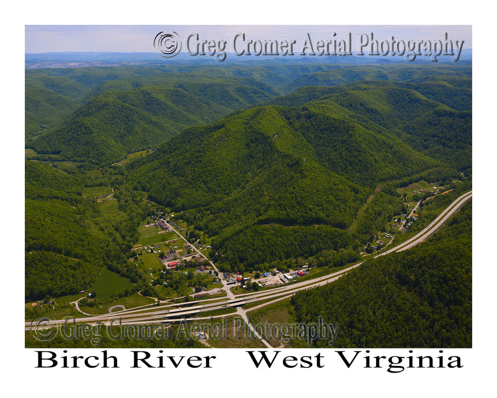 Aerial Photo of Birch River, West Virginia