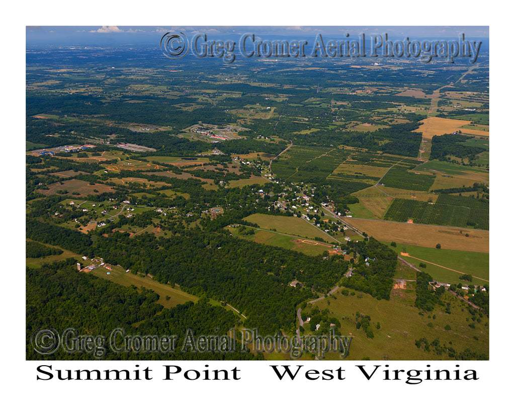 Aerial Photo of Summit Point, West Virginia
