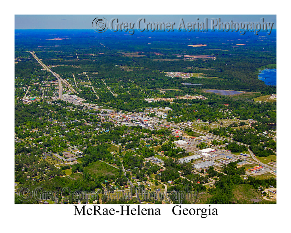 Aerial Photo of McRae-Helena, Georgia