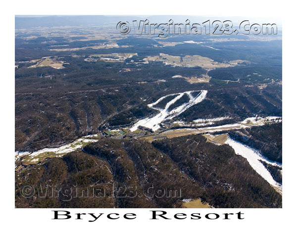 Aerial Photo of Bryce Resort - Bayse, Virginia