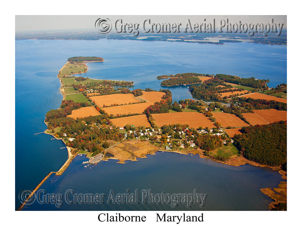 Aerial Photo of Claiborne, Maryland