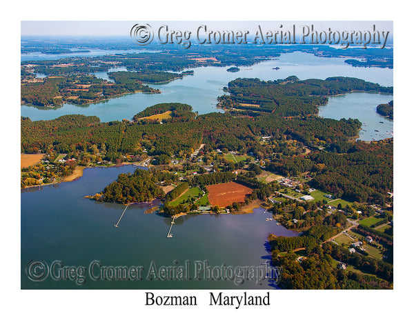 Aerial Photo of Bozman, Maryland