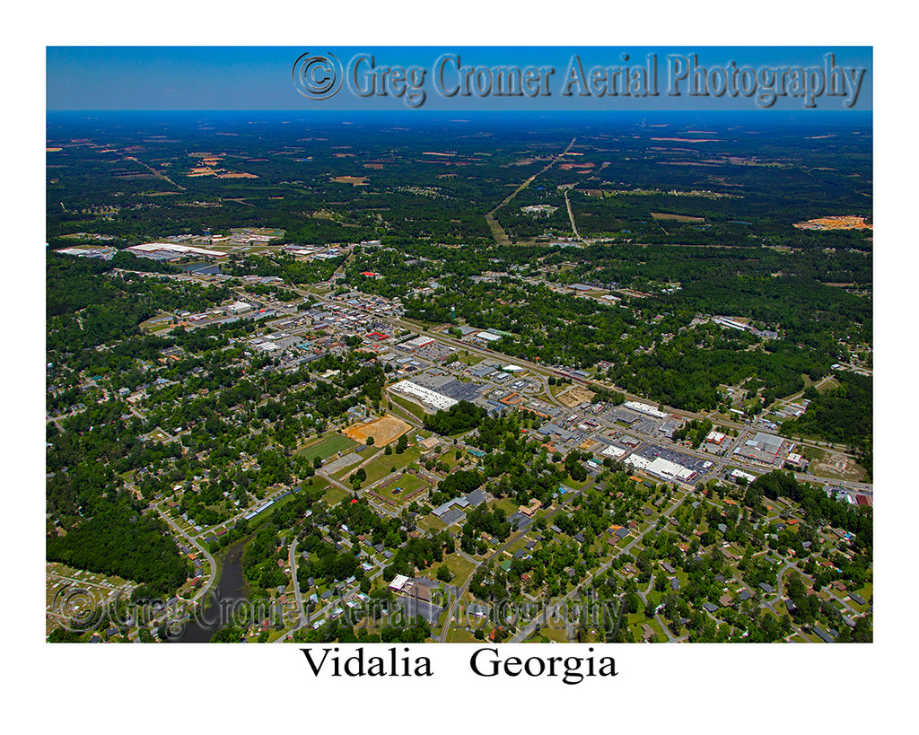 Aerial Photo of Vidalia, Georgia