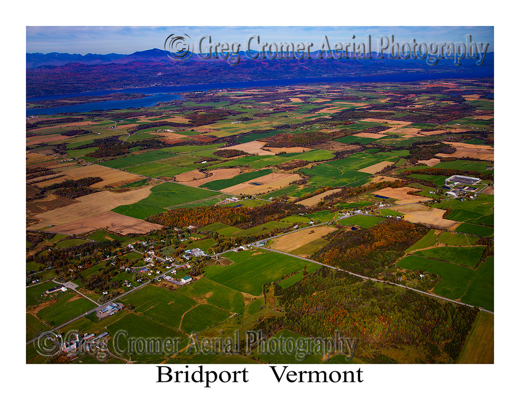 Aerial Photo of Bridport, Vermont