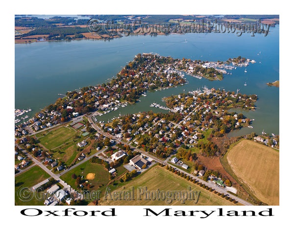 Aerial Photo of Oxford, Maryland