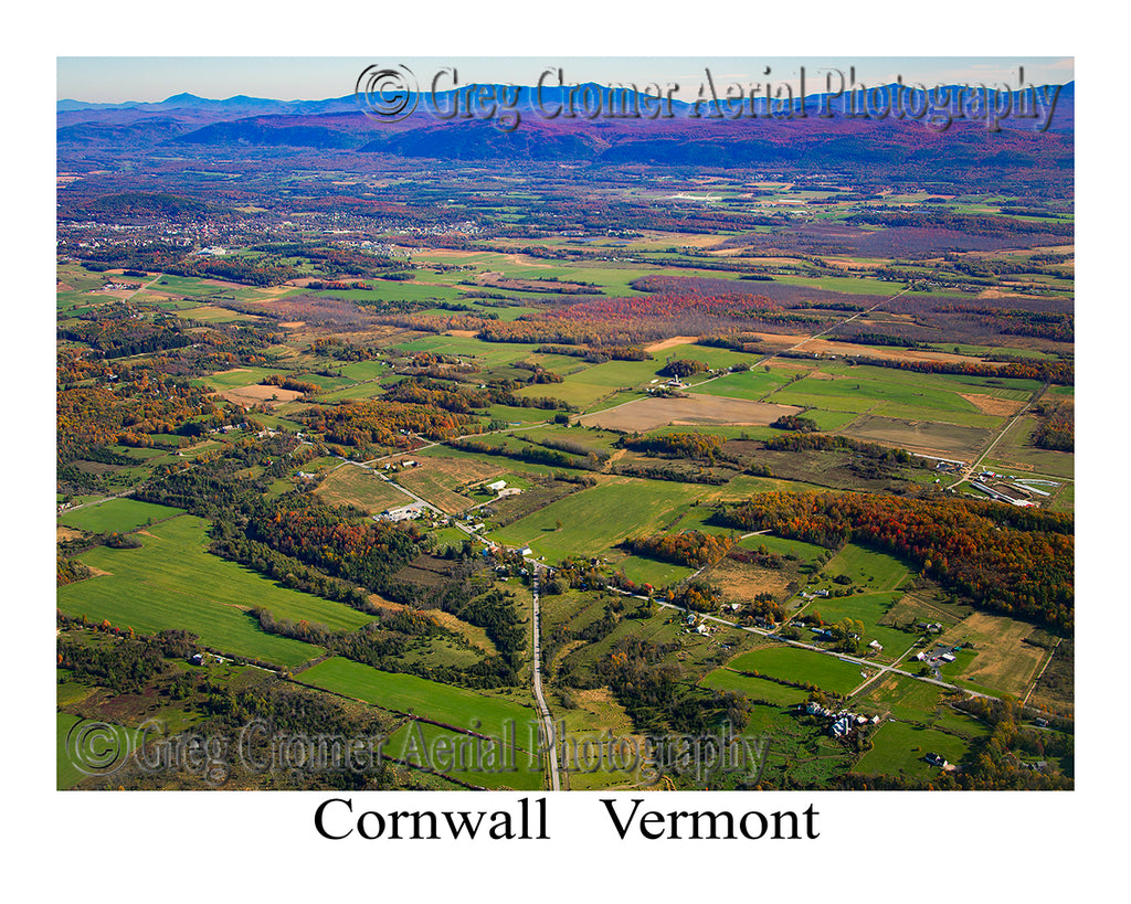 Aerial Photo of Cornwall, Vermont