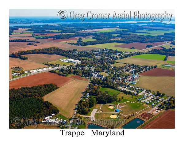Aerial Photo of Trappe, Maryland