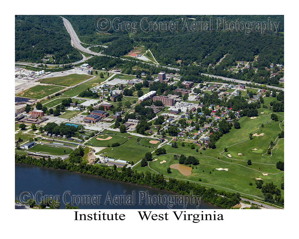 Aerial Photo of Institute, West Virginia