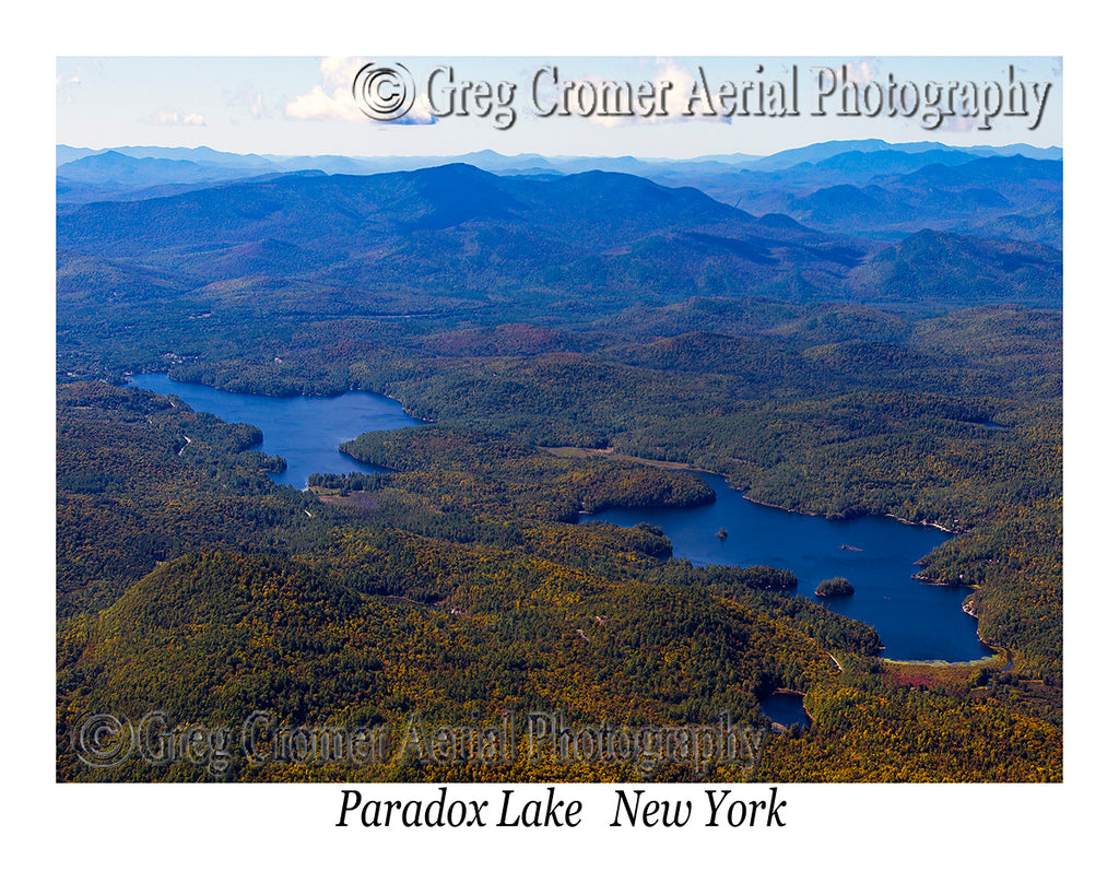 Aerial Photo of Paradox Lake, New York