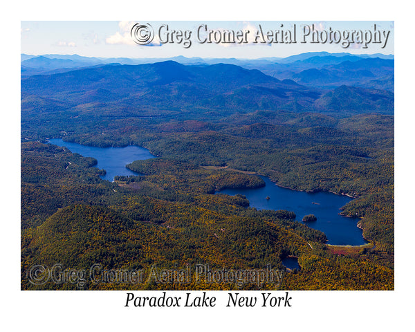 Aerial Photo of Paradox Lake, New York