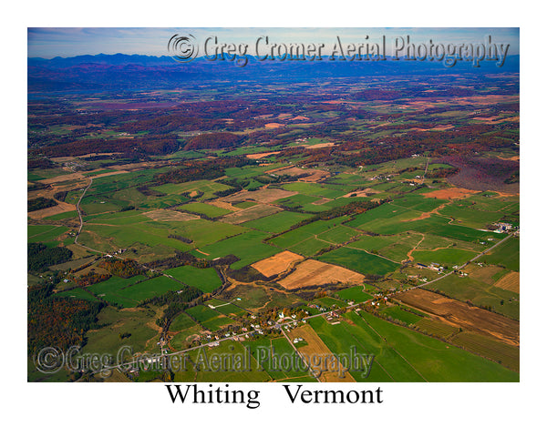 Aerial Photo of Whiting, Vermont