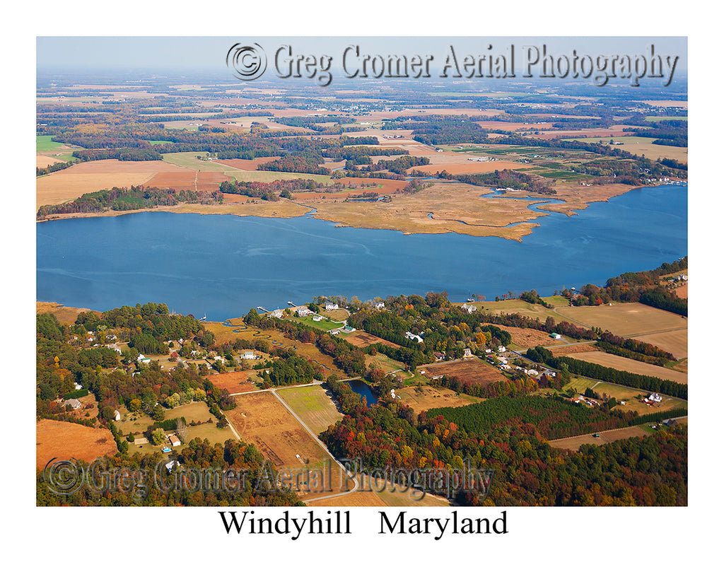 Aerial Photo of Windyhill, Maryland