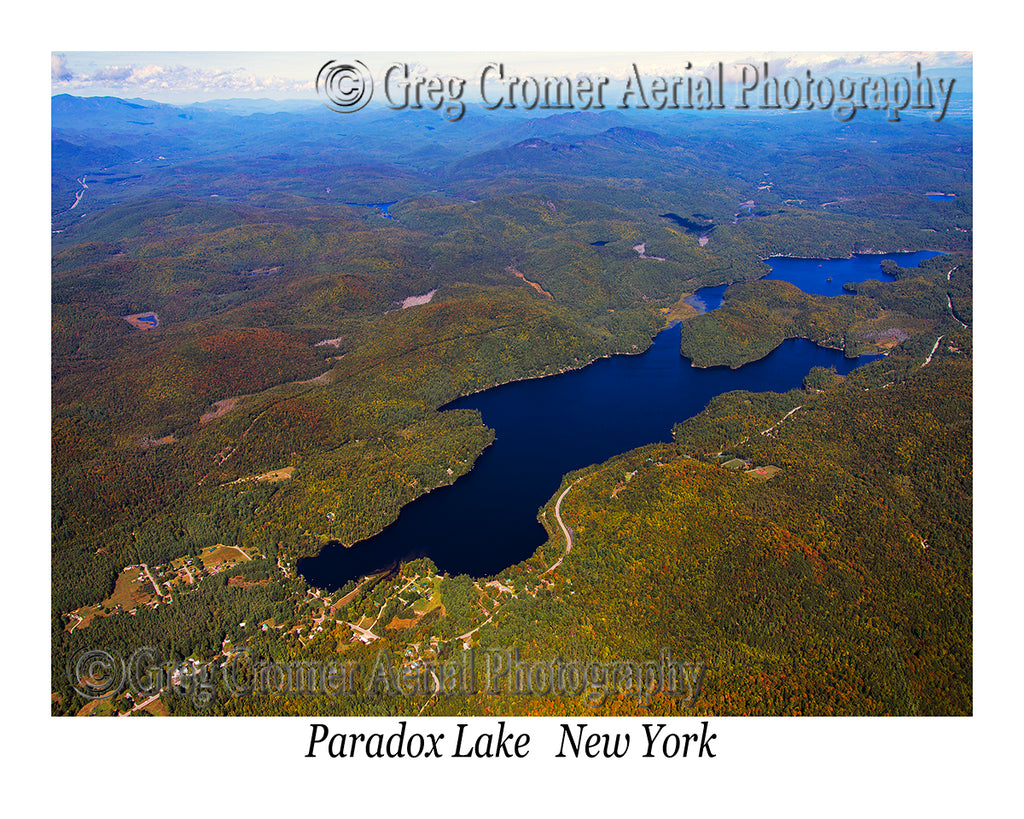 Aerial Photo of Paradox Lake, New York