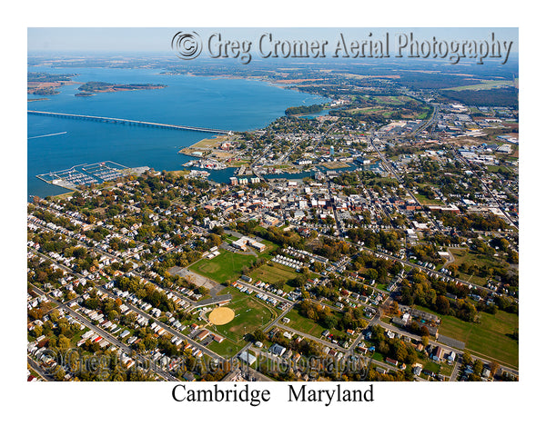 Aerial Photo of Cambridge, Maryland