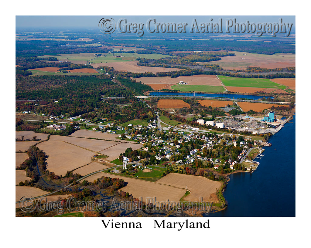 Aerial Photo of Vienna, Maryland