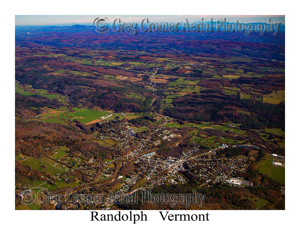 Aerial Photo of Randolph, Vermont