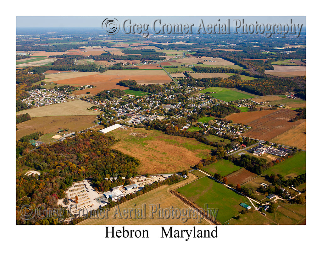 Aerial Photo of Hebron, Maryland