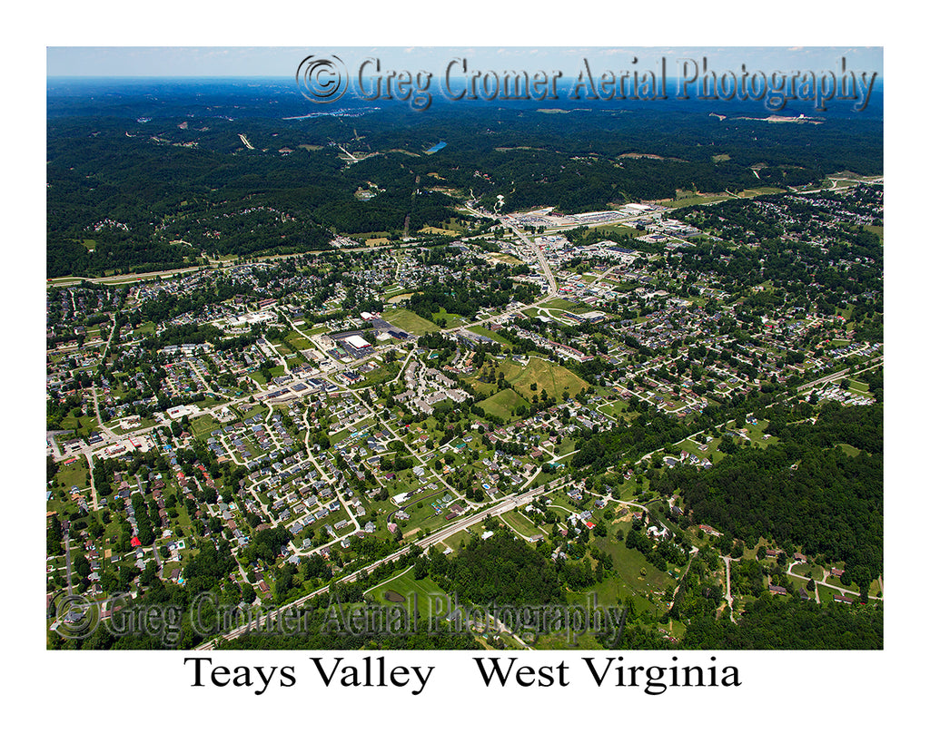 Aerial Photo of Teays Valley, West Virginia