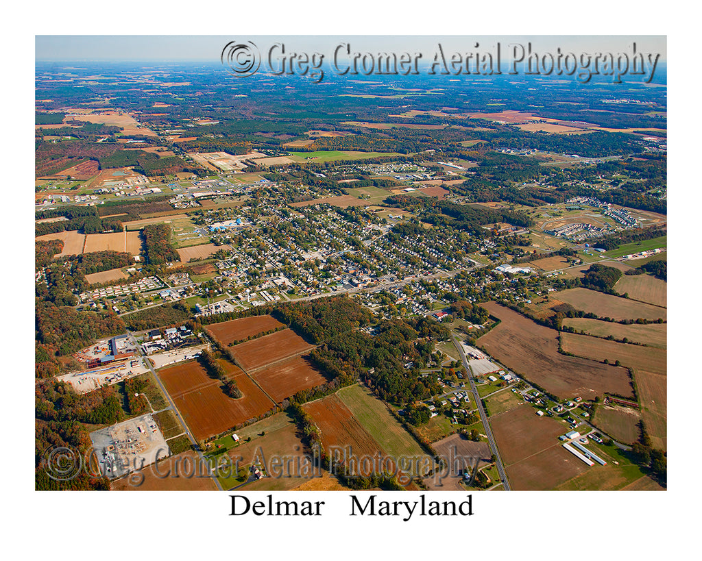 Aerial Photo of Delmar, Maryland