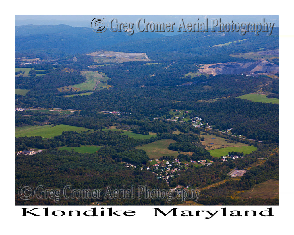 Aerial Photo of Klondike, Maryland