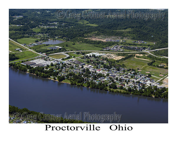 Aerial Photo of Proctorville, Ohio