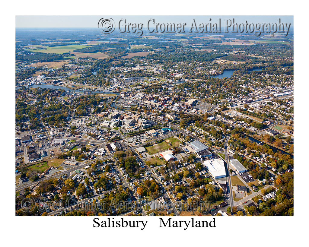 Aerial Photo of Salisbury, Maryland