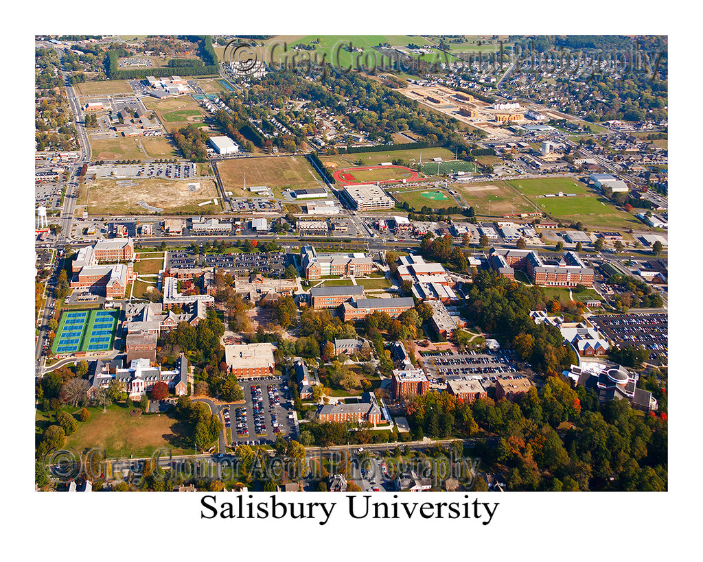 Aerial Photo of Salisbury University - Salisbury, Maryland