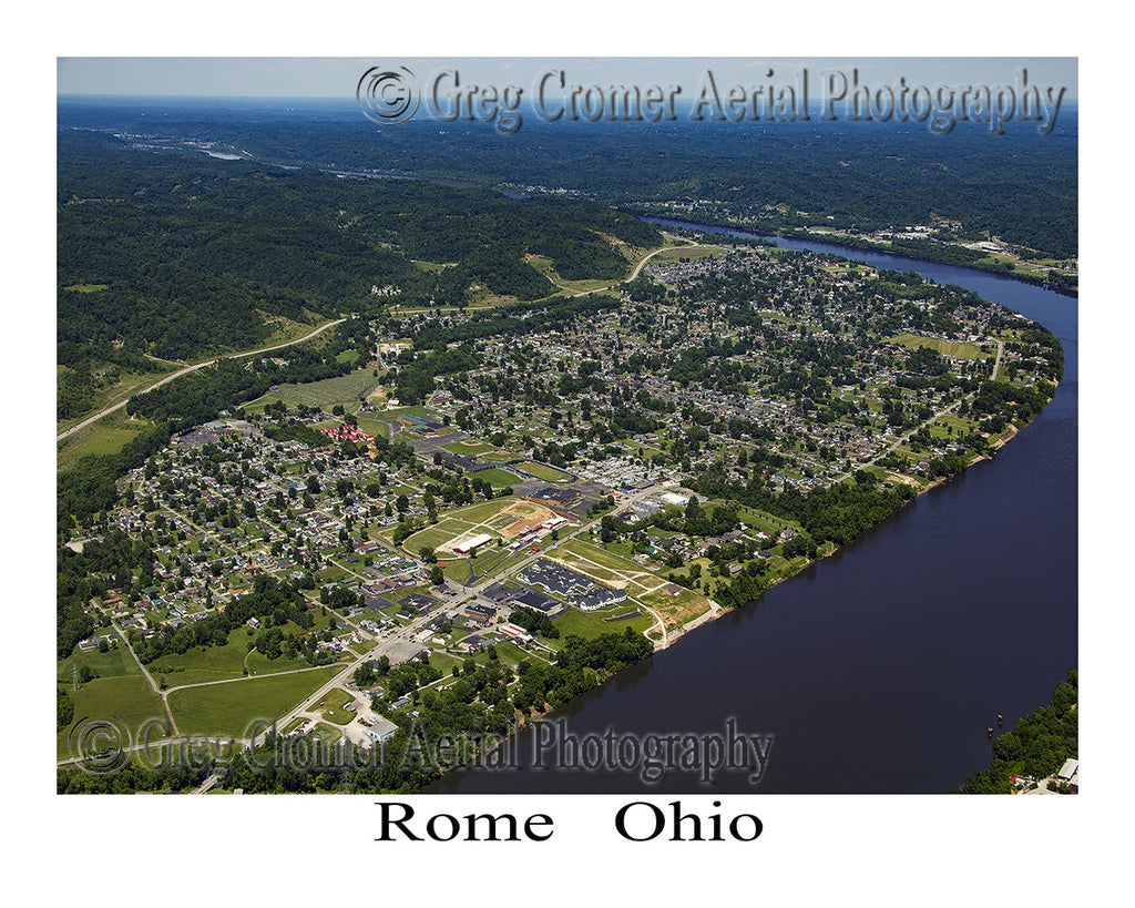 Aerial Photo of Rome, Ohio