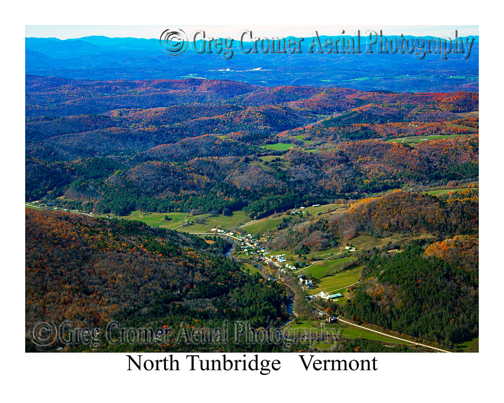 Aerial Photo of North Tunbridge, Vermont