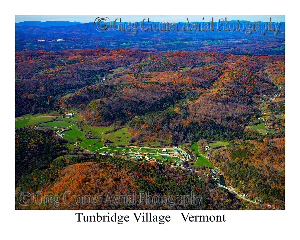 Aerial Photo of Tunbridge Village, Vermont