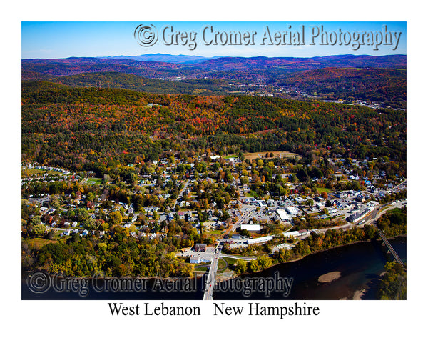Aerial Photo of West Lebanon, New Hampshire