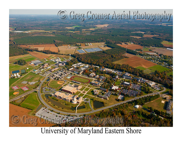 Aerial Photo of University of Maryland Eastern Shore, Maryland