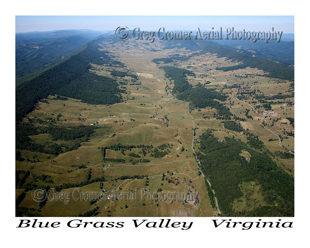 Aerial Photo of Bluegrass Valley, Virginia