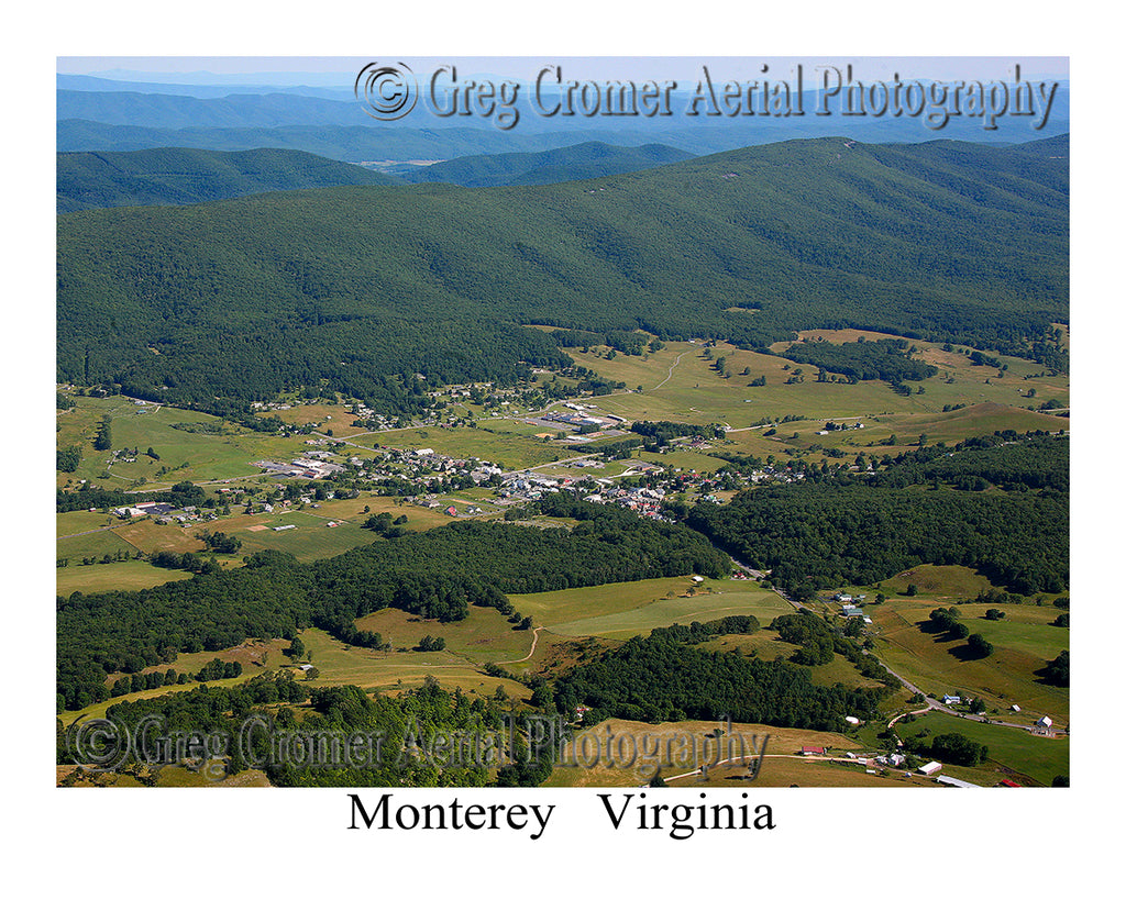 Aerial Photo of Monterey, Virginia