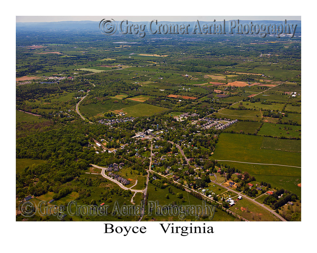 Aerial Photo of Boyce, Virginia