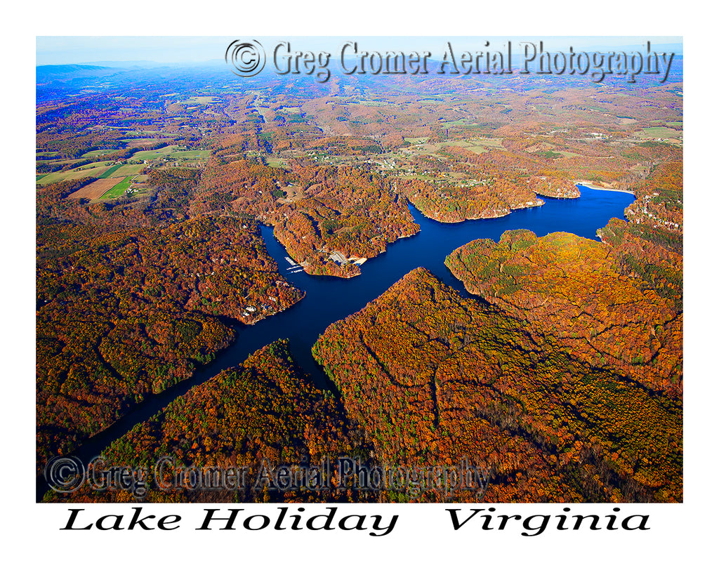 Aerial Photo of Lake Holiday at The Summit, Virginia