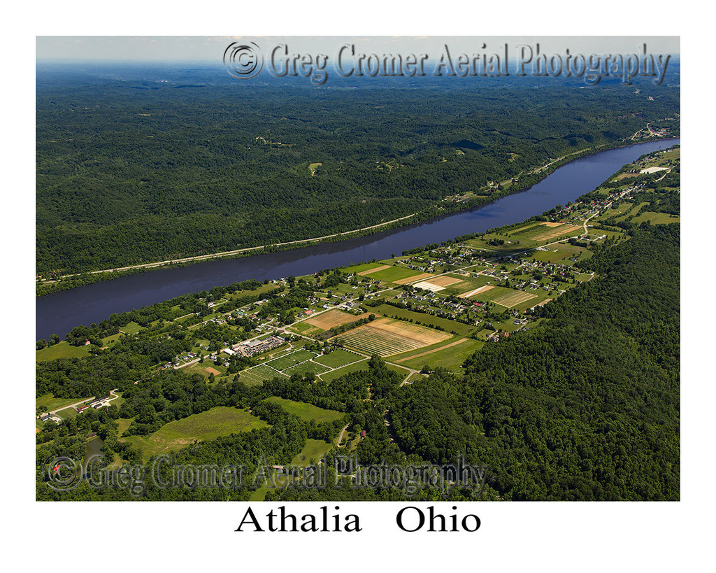 Aerial Photo of Athalia, Ohio