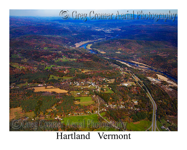 Aerial Photo of Hartland, Vermont