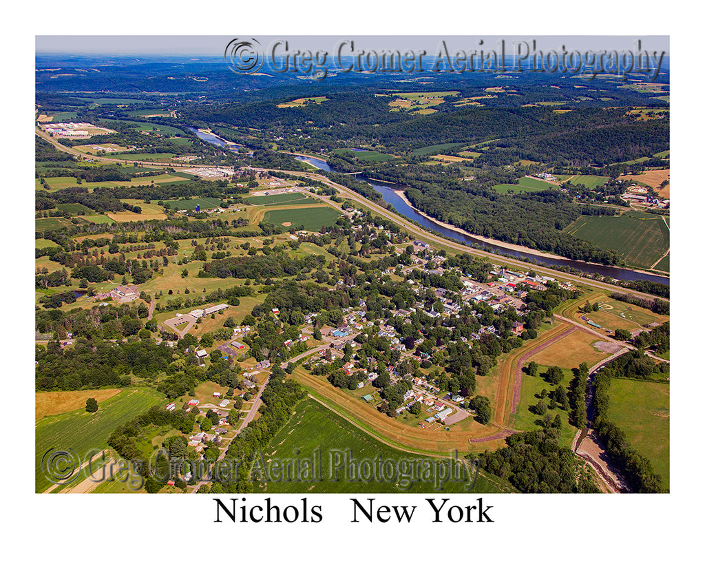 Aerial Photo of Nichols, New York