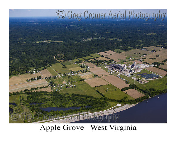 Aerial Photo of Apple Grove, West Virginia