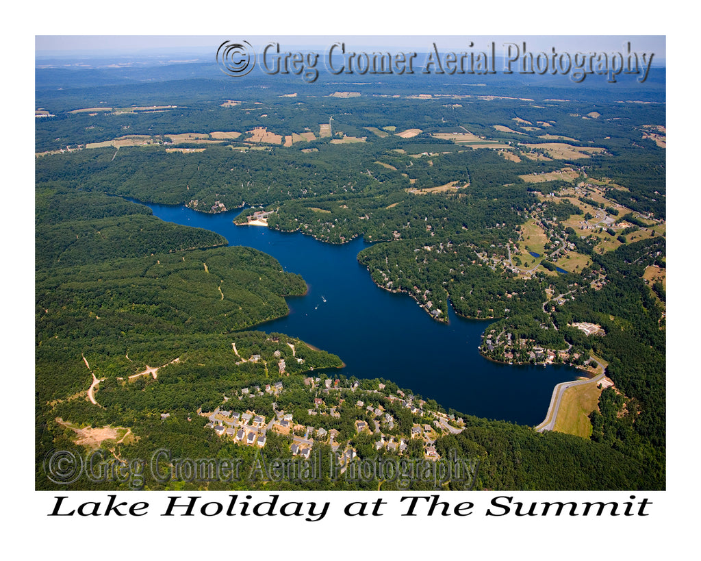 Aerial Photo of Lake Holiday at The Summit, Virginia