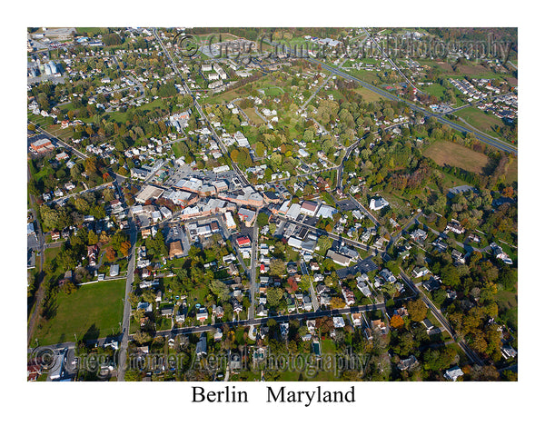 Aerial Photo of Berlin, Maryland