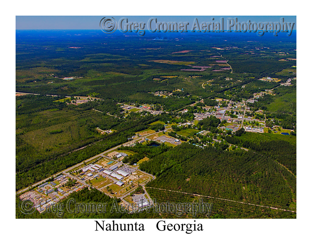 Aerial Photo of Nahunta, Georgia
