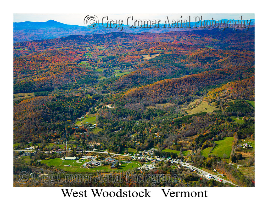 Aerial Photo of West Woodstock, Vermont