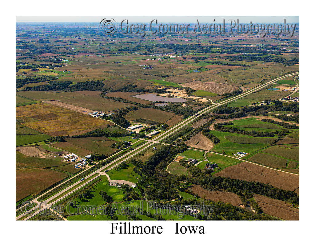 Aerial Photo of Fillmore, Iowa